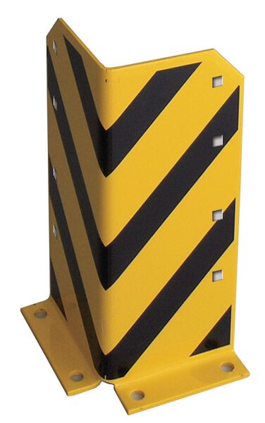 Rammschutzecke L-Form, H = 400 mm, gelb/schwarz