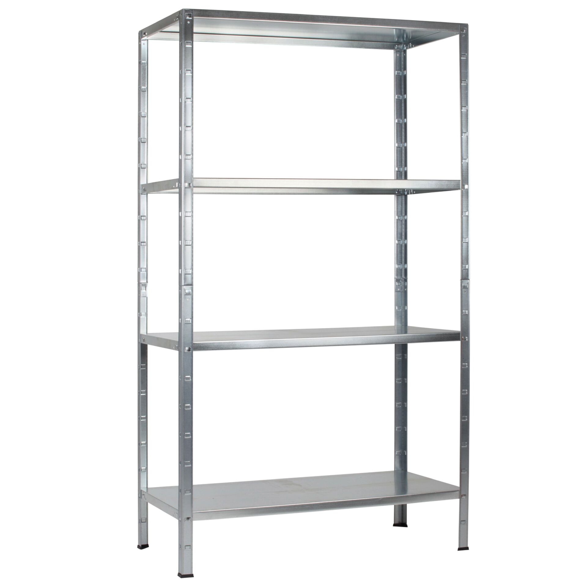 Steckregal 180x90x40 cm (HxBxT), 4 PowerMAX Fachböden, 65 Kg Tragkraft pro Boden, verzinkt