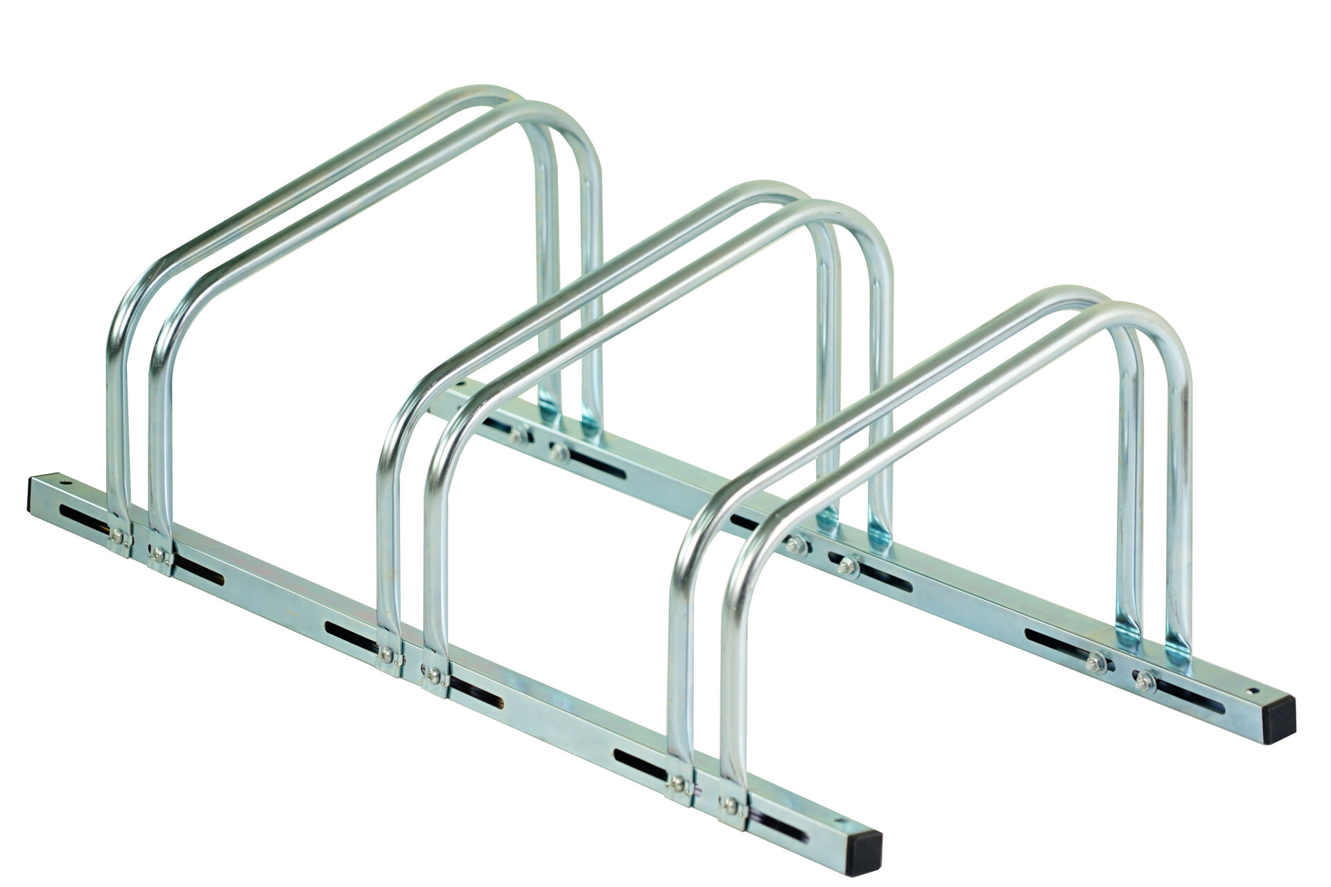 Fahrradparkständer, für 3 Stellplätze, ca. 81x26x37 cm (LxHxB), modular, verzinkt