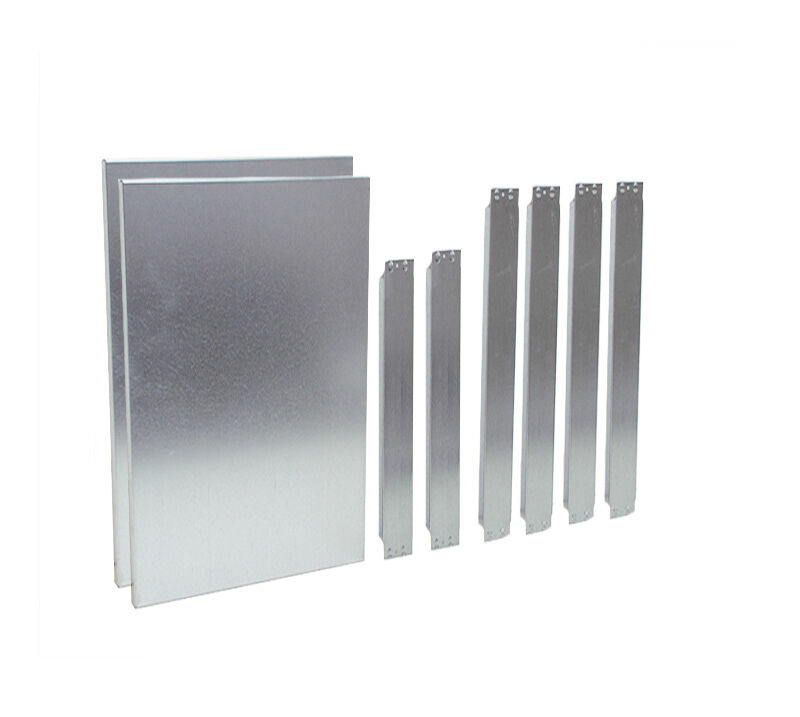 2 Profi-Stecksystem Fachböden, 120x50 cm (BxT), Traglast pro Boden 120 kg, verzinkt