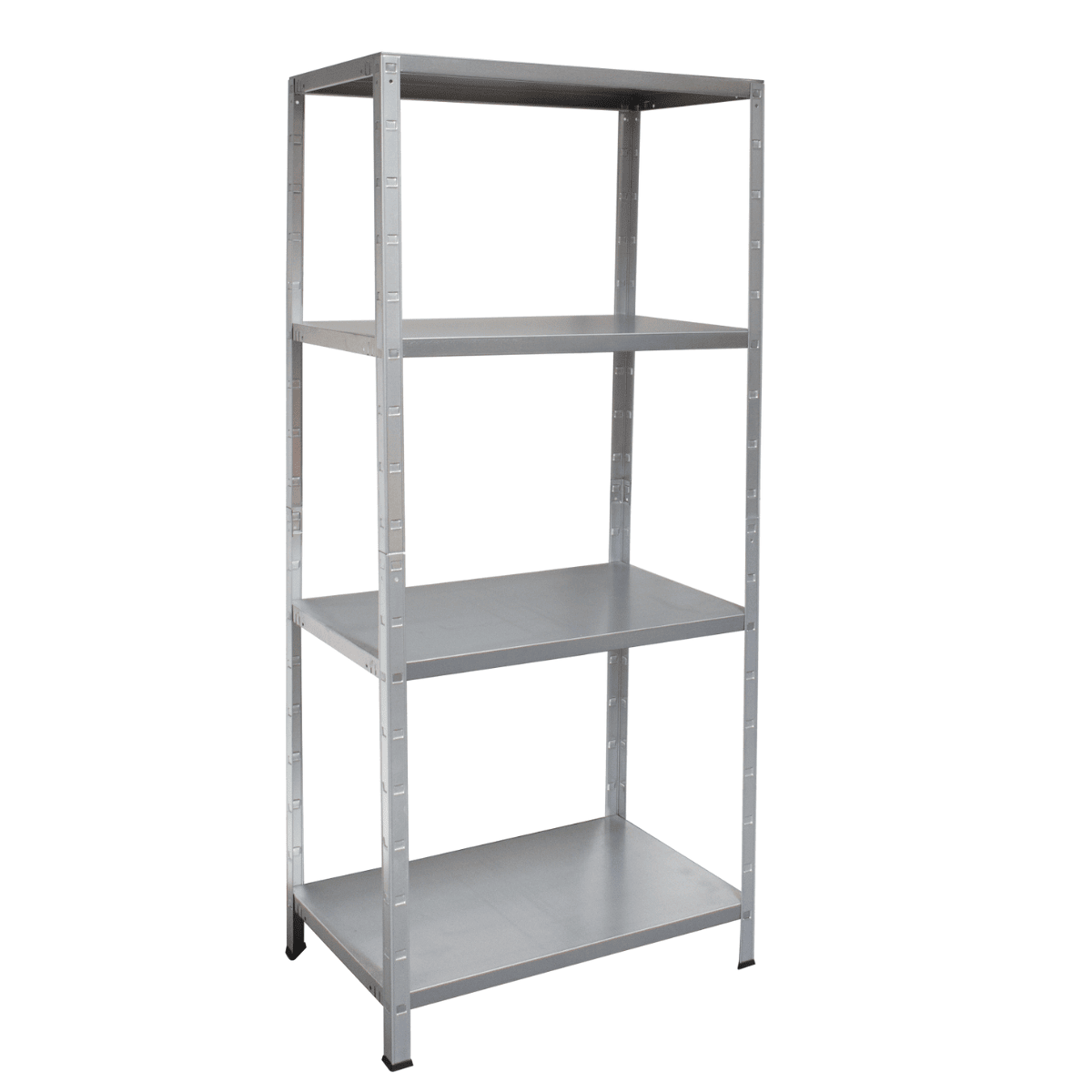 Steckregal 180x80x50 cm (HxBxT), 4 PowerMAX Fachböden, 85 Kg Tragkraft pro Boden, verzinkt